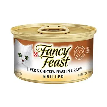 Fancy Feast grilled Liver & Chicken In Gravy Adult Cat Wet Food 85 g