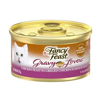 Fancy Feast Lovers grilled Chicken In Gravy Adult Cat Wet Food 85 g