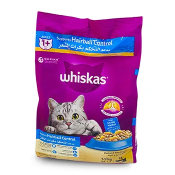 Whiskas Hairball Control Chicken & Tuna Flavor Adult Cat Dry Food 1.1 kg