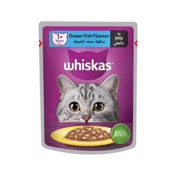 Whiskas Ocean Fish Flavour in Jelly Adult Cat Wet Food 80 g