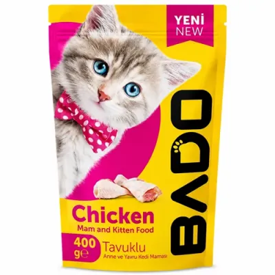 Bado Premium Chicken Mom & Kitten Dry Food 400 g