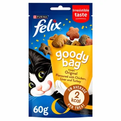 Purina Felix Original Mix Cat Treat 60g Pack of 8