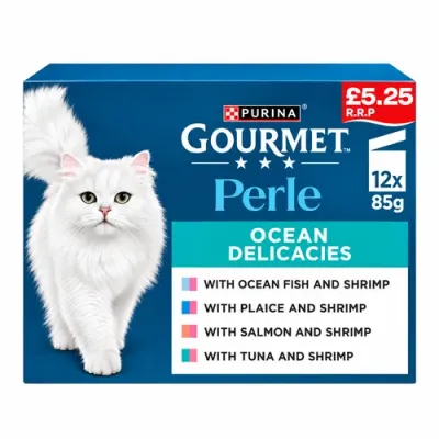 Purina Gourmet Collection Ocean in Gravy Adult Cat Wet Food 85g for Each Pack of 12