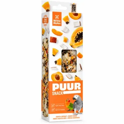 Puur Snack with Papaya & Coconut for Parrot