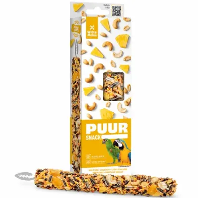 Puur Seed Sticks with Peanut & Pineapple for Parrot 60 g