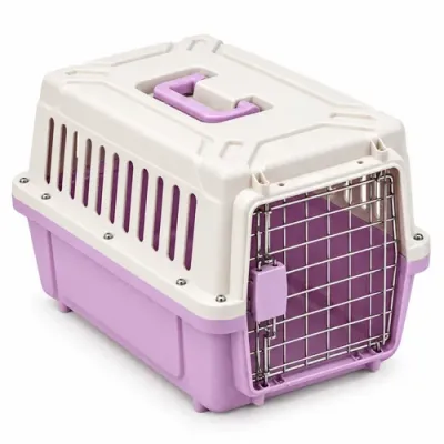 Carry With Metal Door with Different Base Color for Cat & Dog