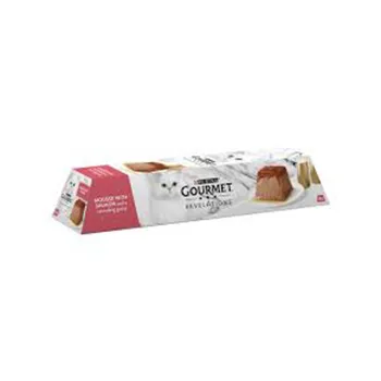 Purina UK gourmet Revelations Mousses Salmon in Gravy Cat wet food 4 x 57 g