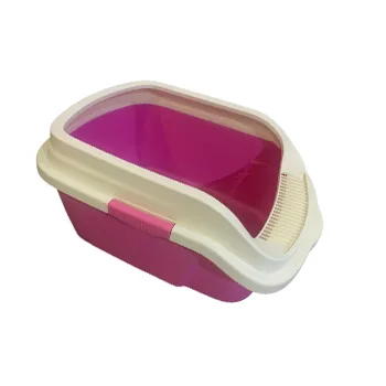 Open Litter Box with Net For Cat - 2