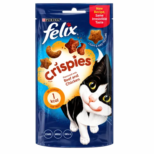 Purina Felix Craipis  with Beef & Chicken Cat Treat 45g Pack of 8