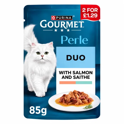 Purina Gourmet with Salmon & Saithe Adult Cat Wet Food 85 g