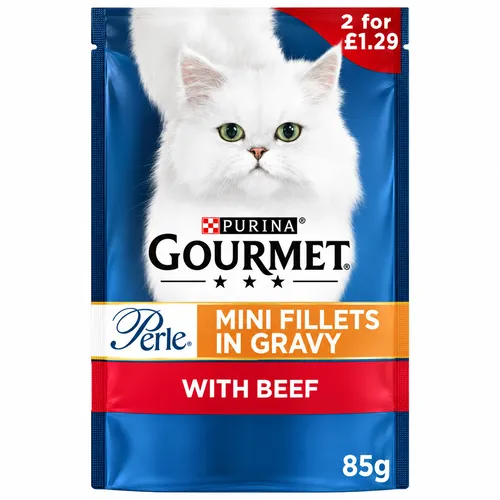 Purina Gourmet  with Beef Fillet in Gravy Adult Cat Wet Food 85 g
