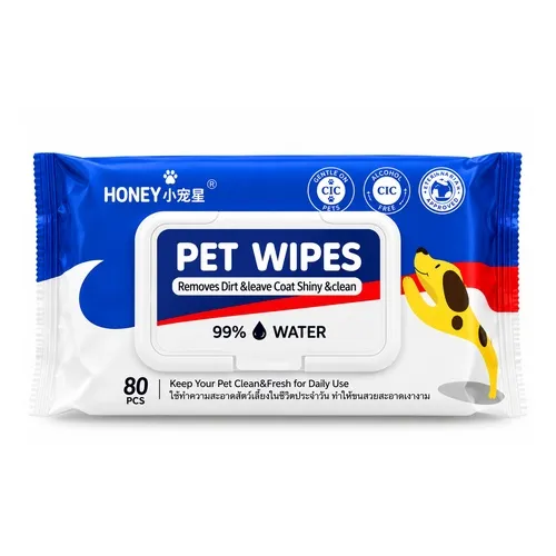 Honey Pet Wipes 99% Water for Cat & Dog