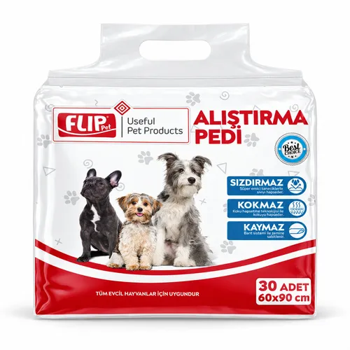 Flip Traning Pad for Cat & Dog 60 x 60 cm Pack of 30