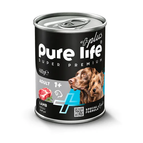 Pure Life PLus with Lamb Adult Dog Wet Food 400 g